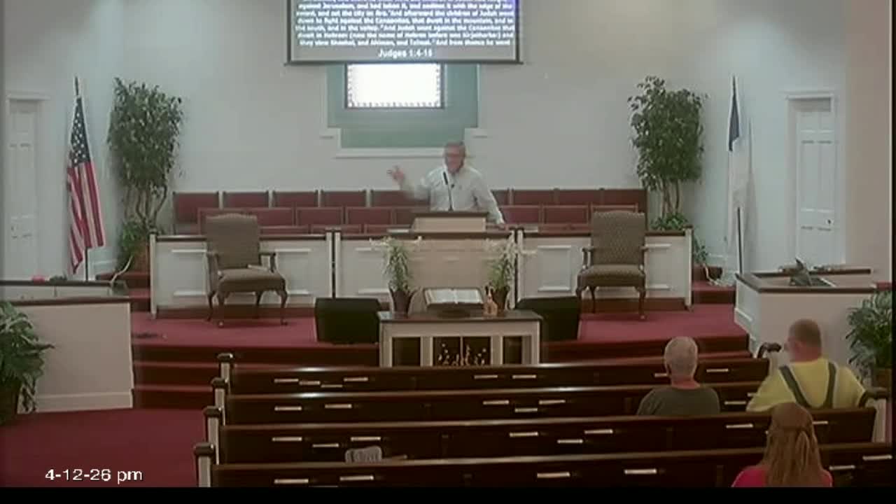 Afternoon Service — April 12, 2026