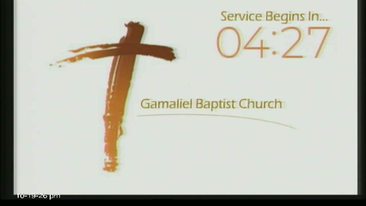 Evening Service — October 19, 2026