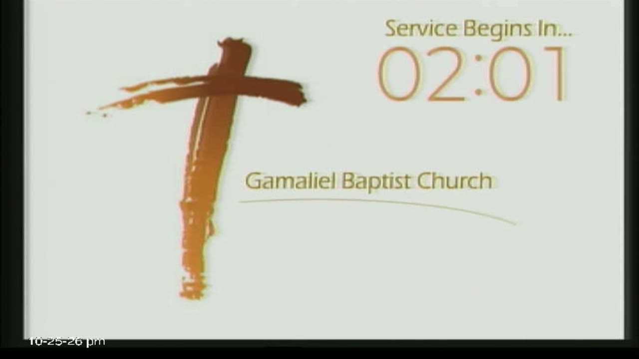 Evening Service — October 25, 2026