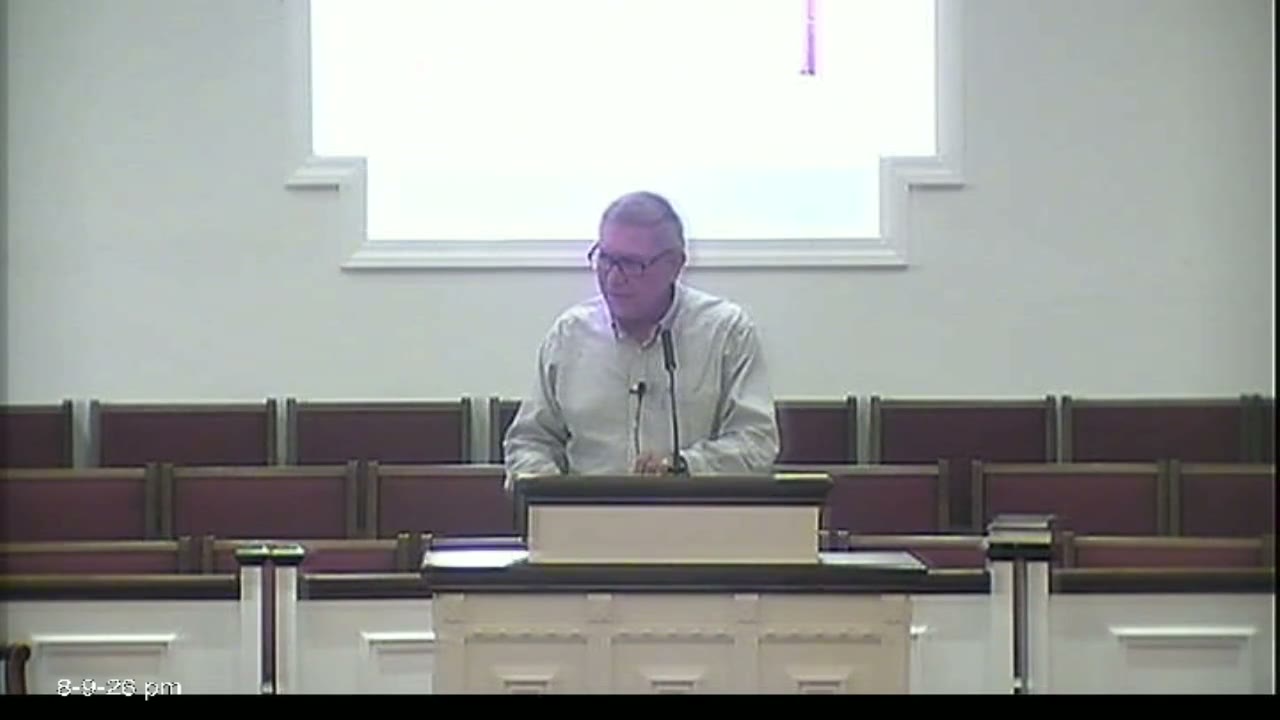 Evening Service — August 9, 2026