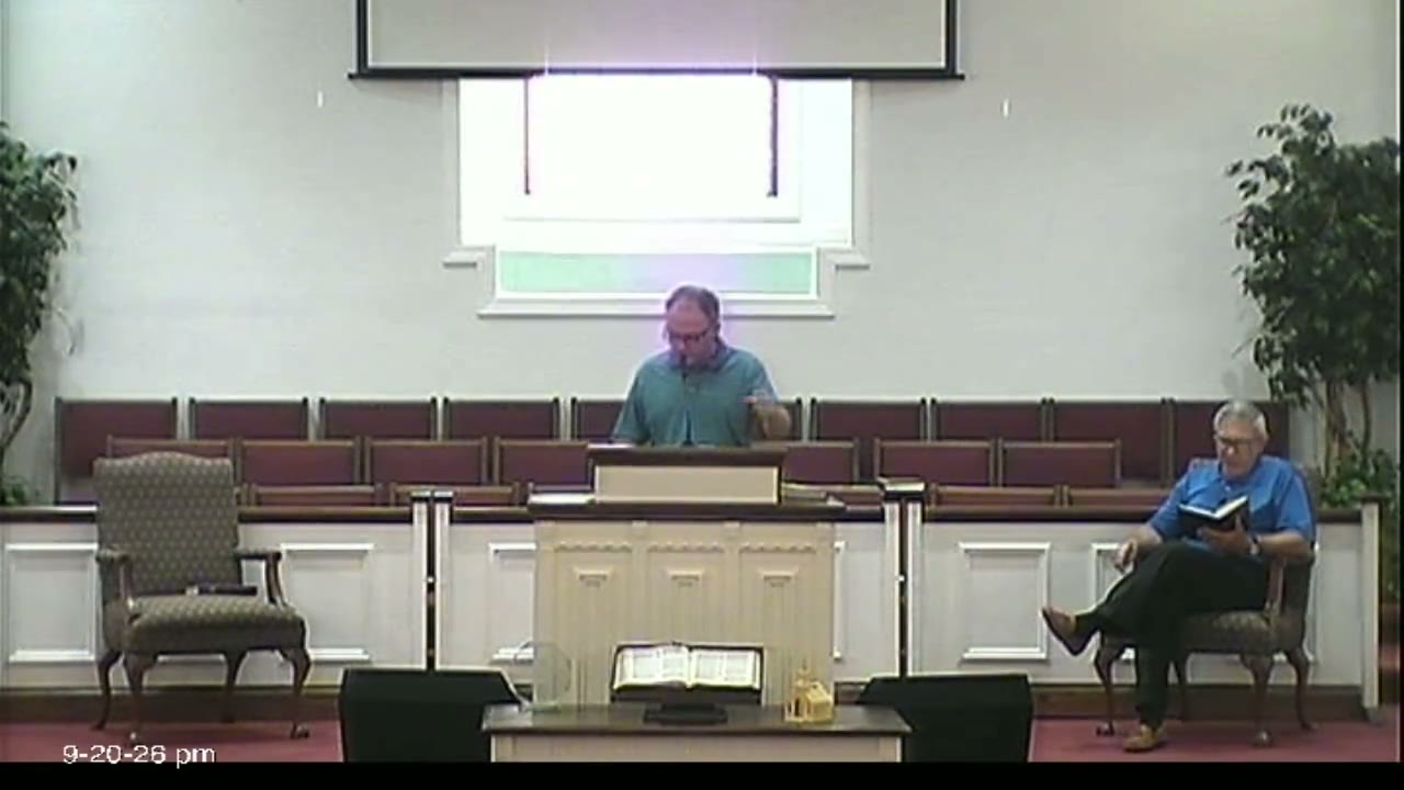 Evening Service — September 20, 2026