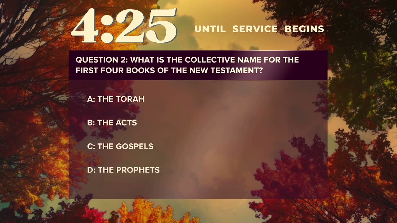 Evening Service — September 30, 2026